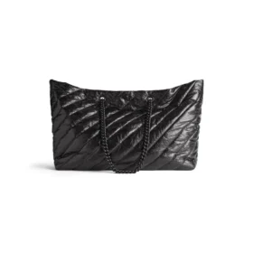 Crush stor quiltad allround-tote ”Svart” 7717182AAWW1000