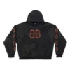 Crypto-luvtröja, medium passform ”Black Faded” 742603TOVN71055