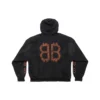 Crypto-luvtröja, medium passform ”Black Faded” 742603TOVN71055