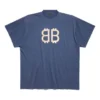 Crypto Oversized T-shirt ”Blue” 739028TOVU64108