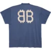 Crypto Oversized T-shirt ”Blue” 739028TOVU64108