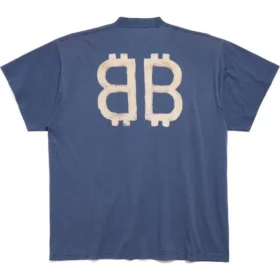 Crypto Oversized T-shirt ”Blue” 739028TOVU64108