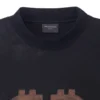 Crypto-T-shirt i oversized-modell ”Black Faded” 739028TOVN81055