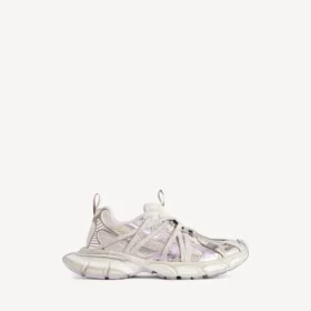 Dam-sneaker 3XL Extreme Laces B i beige/brunt/lila