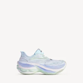 Dam-sneaker i ljusblått/lila/lime