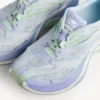 Dam-sneaker i ljusblått/lila/lime