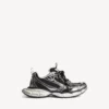 Dam-sneaker i storlek 3XL i svart/silver Dam-sneaker i storlek 3XL i svart/silver