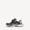 Dam-sneaker i storlek 3XL i svart/silver Dam-sneaker i storlek 3XL i svart/silver