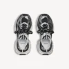 Dam-sneaker i storlek 3XL i svart/silver Dam-sneaker i storlek 3XL i svart/silver