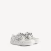 Dam-sneakers av modellen Hamptons i vit färg med medium slitageeffekt Dam-sneakers av modellen Hamptons i vit färg med medium slitageeffekt