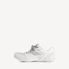 Dam-sneakers av modellen Hamptons i vit färg med medium slitageeffekt Dam-sneakers av modellen Hamptons i vit färg med medium slitageeffekt