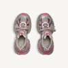 Dam-sneakers i storlek 3XL med färgövergång och berlocker i grått/rosa Dam-sneakers i storlek 3XL med färgövergång och berlocker i grått/rosa