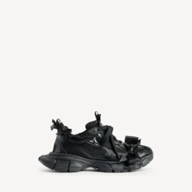 Dam-sneakers med snörning i storlek 3XL i svart