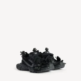 Dam-sneakers med snörning i storlek 3XL i svart