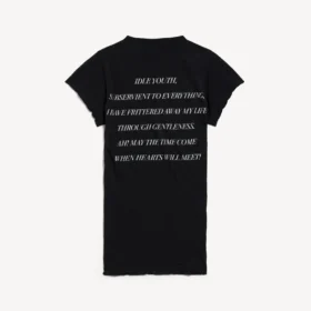 Dam-T-shirt ”The Song of the Highest Tower” i storlek S, svart