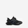 Dam-track-sneaker i svart