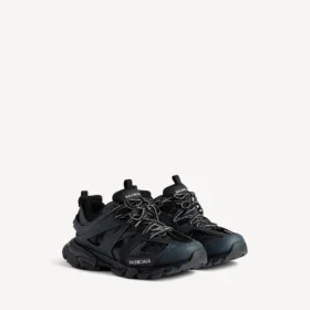 Dam-track-sneaker i svart