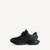 Dam-track-sneaker i svart