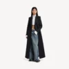 Dammjeans med lågt grenparti i smutsigt vintageblått Dammjeans med lågt grenparti i smutsigt vintageblått