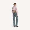 Dammjeans med normal passform i smutsigt vintageblått Dammjeans med normal passform i smutsigt vintageblått