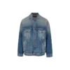 Denim-jackor med emblem på ryggen ”Blue” 697781TBP484455