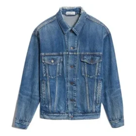 Denimjacka med logotyp ”Blue” 557388TBP464773