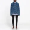 Denimjacka med logotyp ”Blue” 557388TBP464773