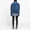 Denimjacka med logotyp ”Blue” 557388TBP464773