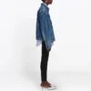 Denimjacka med logotyp ”Blue” 557388TBP464773
