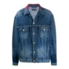 Denimjackor med logotyp vid halsen ”Blå” 571324TCW032340