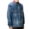 Denimjackor med logotyp vid halsen ”Blå” 571324TCW032340