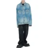 Destroyed Denim Jacket ”Blue” 727840TNW014268