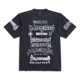 Diy Metal T-shirtar ”Black White” 641675TPVO31569
