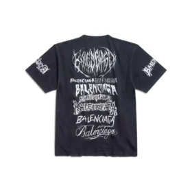 Diy Metal T-shirtar ”Black White” 641675TPVO31569