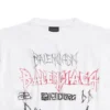 Diy Metal T-shirtar ”White Black Red” 641675TPVO29065