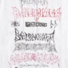 Diy Metal T-shirtar ”White Black Red” 641675TPVO29065