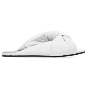 Drapiga platta sandaler ”White” 636576WA2M09002