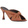 Drapiga sandaler, bruna 617574WA2M02121