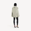 Dubbelknäppt trenchcoat för dam i ljusbeige
