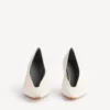 Duchesse-pumps för damer i snövit Duchesse-pumps för damer i snövit