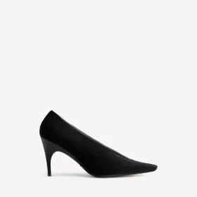 Duchesse-pumps för damer i svart