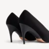 Duchesse-pumps för damer i svart