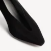Duchesse-pumps för damer i svart