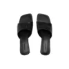 Duty Free 60 mm Sandaler ”Black Shiny Soft Sheepskin” 787303WBCW01000