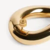 Eisa Ellipse-örhängen för damer i glänsande guld Eisa Ellipse-örhängen för damer i glänsande guld