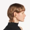 Eisa XS-örhänge för damer i glänsande guld Eisa XS-örhänge för damer i glänsande guld