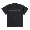 Endast för internt bruk T-shirt med ut-och-in-design ”Black” 787358TQVU21083
