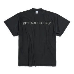 Endast för internt bruk T-shirt med ut-och-in-design ”Black” 787358TQVU21083
