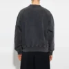 Est. 1917 College Logo Print Crewneck Sweatshirt ”Washed Black” 697869TMV991000