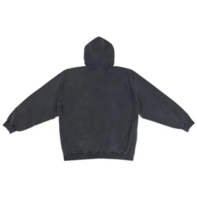 Est. 1917 College Logo Print Luvtröja ”Washed Black” 697879TMV991000